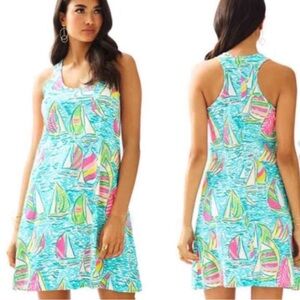 Lilly Pulitzer Blue and Pink Mini Dress